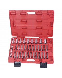 Набор торцевых головок и насадок для обслуживания амортизаторов, кейс, 39 предметов МАСТАК 100-10039-foto3