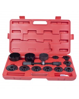 Набор оправок для монтажа и демонтажа ступичных подшипников, кейс, 14 предметов МАСТАК 100-30014C-foto3