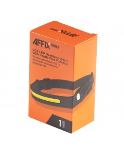 Фонарь светодиодный, налобный, 1+1 элемент, 3,7 В AFFIX AF89000101-foto4