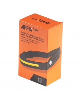 Фонарь светодиодный, налобный, 1+1 элемент, 3,7 В AFFIX AF89000101-foto4