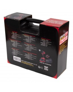 Аккумуляторная дрель-шуруповерт 18 В, импульсная, кейс MIGHTY SEVEN DD-101A-foto10