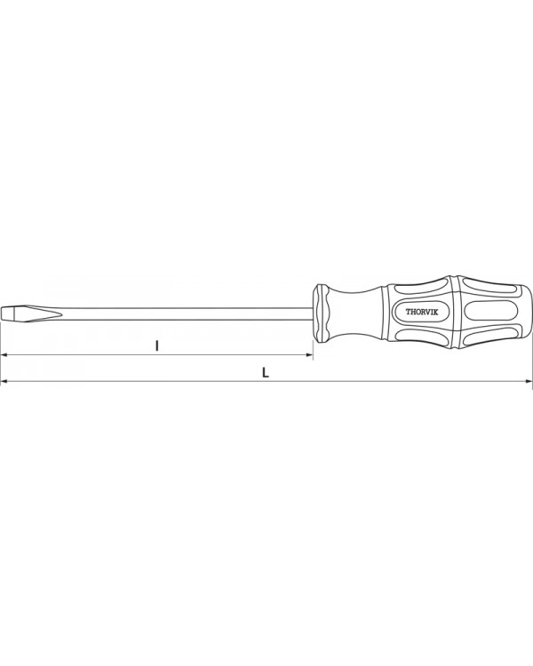 Отвертка шлицевая SL6х125 мм