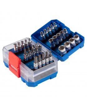 Набор торцевых головок и насадок 1/4", 4-14 мм, 49 предметов KING TONY 2549MR-EB Набор торцевых головок и насадок 1/4", 4-14 мм, 49 предметов KING TONY 2549MR-EB