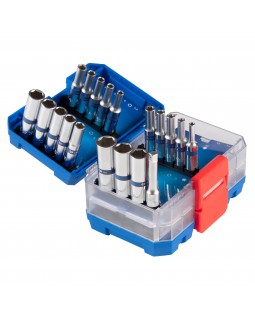 Набор торцевых головок и насадок 1/4", 4-14 мм, 49 предметов KING TONY 2549MR-EB-foto3