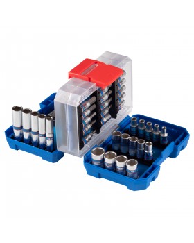 Набор торцевых головок и насадок 1/4", 4-14 мм, 49 предметов KING TONY 2549MR-EB-foto4