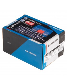 Набор торцевых головок и насадок 1/4", 4-14 мм, 49 предметов KING TONY 2549MR-EB-foto7