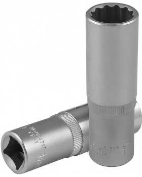 Головка торцевая глубокая 12-гранная 1/2"DR 17 мм.