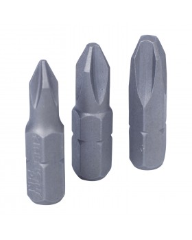 Набор вставок (бит) 1/4&quot;, крестовые, №1, №2, №3, 3 предмета KING TONY 1003PQ