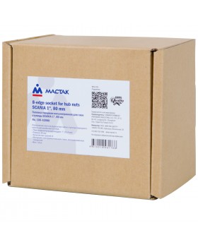 Головка торцевая восьмигранная для гаек ступицы SCANIA 1", 80 мм МАСТАК 100-42080-foto3