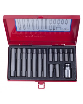 Набор вставок (бит) 10 мм, HEX, 4-12 мм, 15 предметов KING TONY 1015MQ-foto4