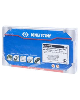 Набор вставок (бит) 10 мм, HEX, 4-12 мм, 15 предметов KING TONY 1015MQ-foto3