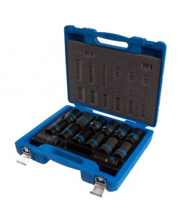 Набор ударных глубоких торцевых головок 3/4", шестигранные, 19-41 мм, 14 предметов KING TONY 64-foto5