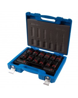 Набор ударных глубоких торцевых головок 3/4&quot;, шестигранные, 3/4&quot;-1-5/8&quot; мм, 14 предме-foto3