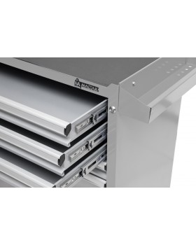 Тележка инструментальная серии «ОПТИМА», 6 полок, серая МАСТАК 521-06581MG-foto2