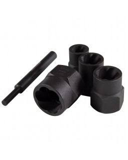 Набор торцевых головок для поврежденных гаек и болтов, 1/4&quot;-3/4&quot;, кейс, 14 предметов AFFIX-foto4