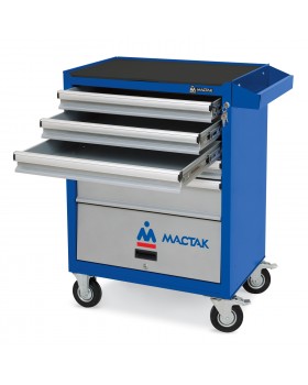 Тележка инструментальная серии «ОПТИМА», 5 полок и отсек, синяя МАСТАК 522-05581MB-foto3