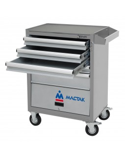 Тележка инструментальная серии «ОПТИМА», 5 полок и отсек, серая МАСТАК 522-05581MG-foto2