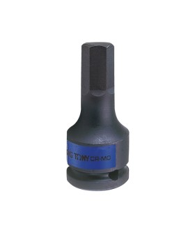 Насадка (бита) ударная торцевая 3/4&quot;, HEX, 27 мм, L = 87 мм KING TONY 601527M