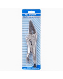 Зажим с фиксатором 221 мм, тонконосый  KING TONY 6315-09-foto3