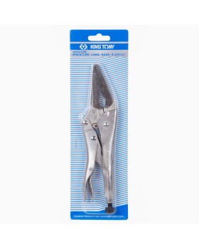 Зажим с фиксатором 221 мм, тонконосый  KING TONY 6315-09-foto3