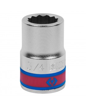 Головка торцевая стандартная двенадцатигранная 3/4&quot;, 3/4&quot;, дюймовая KING TONY 633024S-foto2