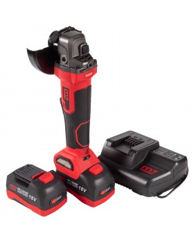 Аккумуляторная угловая шлифовальная машина (УШМ), 125мм, 18 В, кейс MIGHTY SEVEN DG-501A