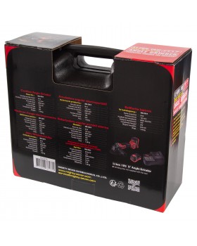 Аккумуляторная угловая шлифовальная машина (УШМ), 125мм, 18 В, кейс MIGHTY SEVEN DG-501A-foto4