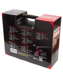 Аккумуляторная дрель-шуруповерт 18 В, ударная, кейс MIGHTY SEVEN DH-101A-foto13