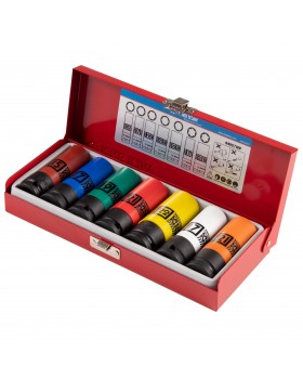 Набор глубоких ударных торцевых головок 1/2&quot;, шестигранные, 15-22 мм, 7 предметов KING TONY 449-foto3