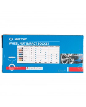 Набор глубоких ударных торцевых головок 1/2&quot;, шестигранные, 15-22 мм, 7 предметов KING TONY 449-foto7