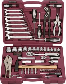 Набор инструмента универсальный 1/4", 1/2"DR, 72 предмета-foto2