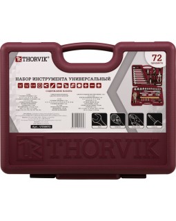 Набор инструмента универсальный 1/4", 1/2"DR, 72 предмета-foto3
