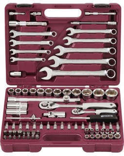 Набор инструмента универсальный 1/4", 1/2"DR, 82 предмета-foto3