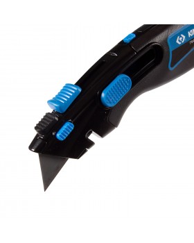 Нож со сменными трапециевидными лезвиями, 19 мм KING TONY 7946-07-foto2