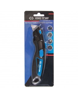 Нож со сменными трапециевидными лезвиями, 19 мм KING TONY 7946-07-foto4