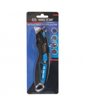 Нож со сменными трапециевидными лезвиями, 19 мм KING TONY 7946-07-foto4