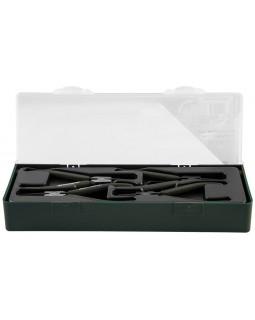 Ложемент с пластиковой крышкой, Набор щипцов 7" для демонтажа стопорных колец 4 предмета. Ложемент с-foto3