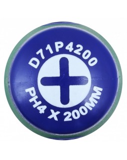 Отвертка стержневая крестовая ANTI-SLIP GRIP, РН4х200 мм.-foto2