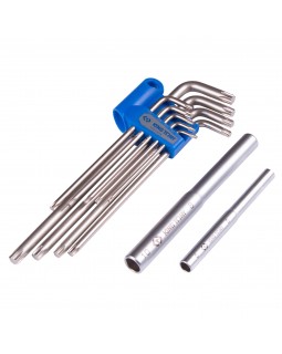 Набор Г-образных Torx, T10-T50, длинные, 11 предметов KING TONY 20319PRU-foto3