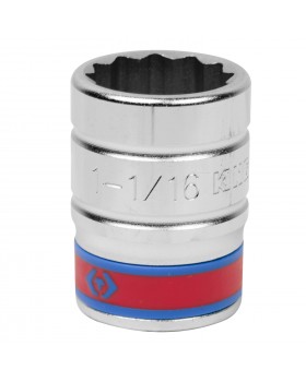 Головка торцевая стандартная двенадцатигранная 3/4&quot;, 1&1/16&quot;, дюймовая KING TONY 633034S