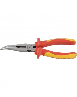 Пассатижи тонконосые 200 мм, загнутые, диэлектрические KING TONY 6336-08A-foto2