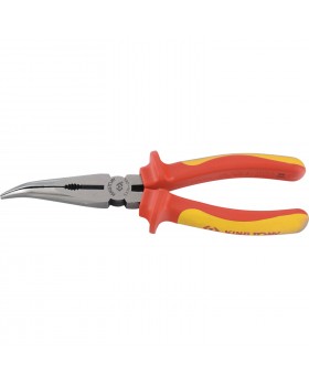 Пассатижи тонконосые 200 мм, загнутые, диэлектрические KING TONY 6336-08A-foto2