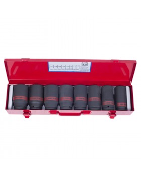 Набор ударных глубоких торцевых головок 3/4&quot;, шестигранные, 1&quot;-1&1/2&quot;, 8 предметов KI-foto3