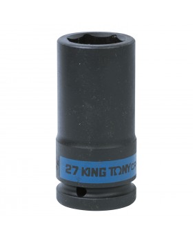 Головка торцевая ударная глубокая шестигранная 3/4", 27 мм KING TONY 643527M-foto3