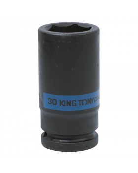Головка торцевая ударная глубокая шестигранная 3/4&quot;, 30 мм KING TONY 643530M