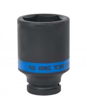 Головка торцевая ударная глубокая шестигранная 3/4&quot;, 46 мм KING TONY 643546M