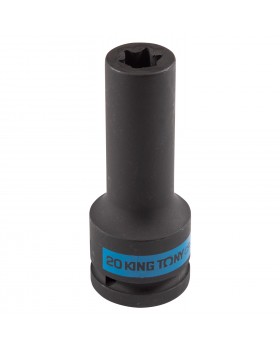 Головка торцевая ударная глубокая TORX Е-стандарт 3/4", E20, L = 110 мм KING TONY 647520M-foto2