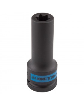 Головка торцевая ударная глубокая TORX Е-стандарт 3/4&quot;, E24, L = 110 мм KING TONY 647524M