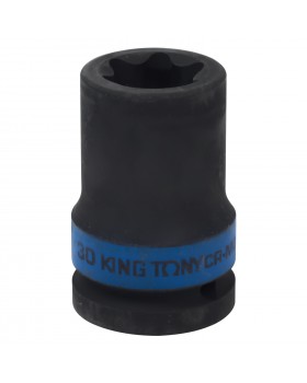 Головка торцевая ударная TORX Е-стандарт 3/4&quot;, E30, L = 56 мм KING TONY 657530M