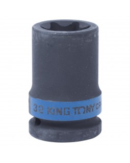 Головка торцевая ударная TORX Е-стандарт 3/4&quot;, E32, L = 56 мм KING TONY 657532M